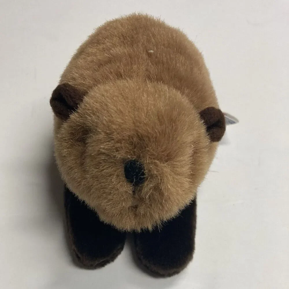 Mary Meyer Vintage 1994 Platypus Mini Beanbag Plush Stuffed Animal Brown